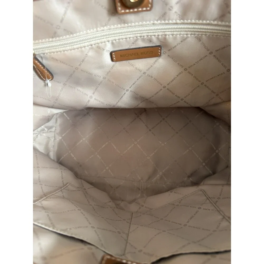 Michael Kors Sienna Tote Shoulder Bag Brown. Retails $398